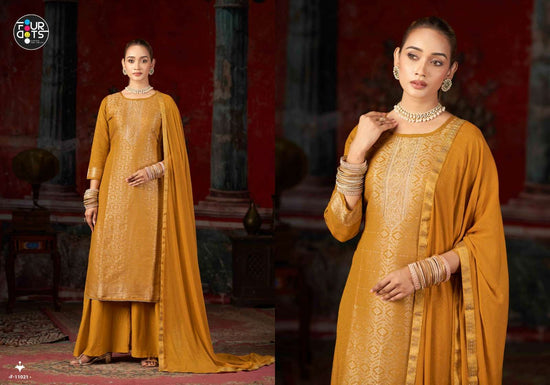 Fourdots Koyal Vol 10 Muslin Jacquard Dress Material