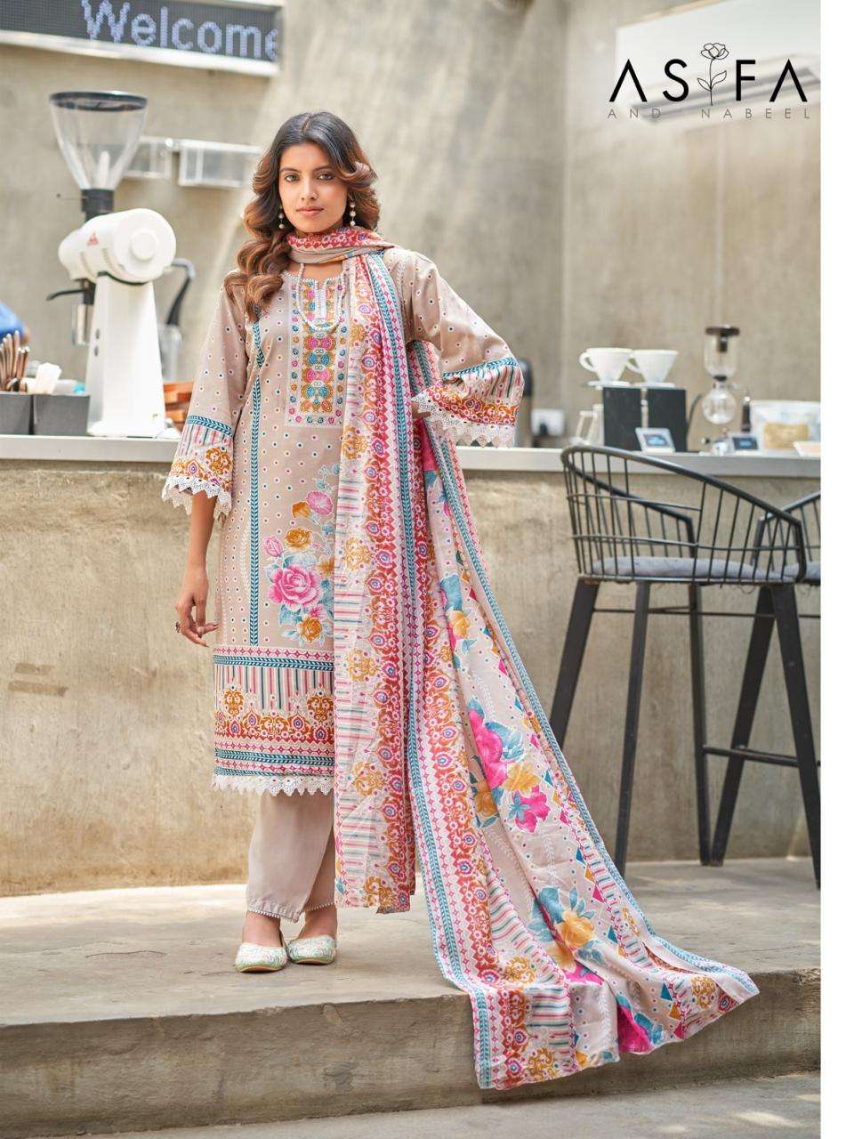 Ganesha Asifa And Nabeel Vol 3 Cotton Printed Salwar Suit Set - Amrah Wholesale