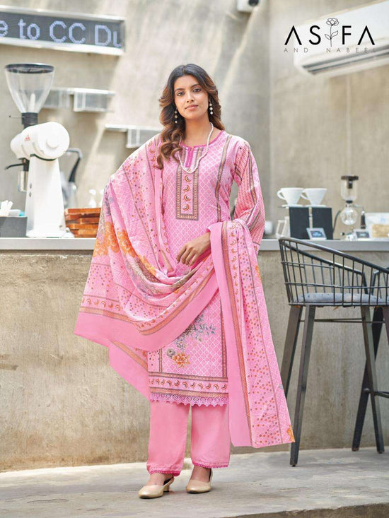 Ganesha Asifa And Nabeel Vol 3 Cotton Printed Salwar Suit Set - Amrah Wholesale