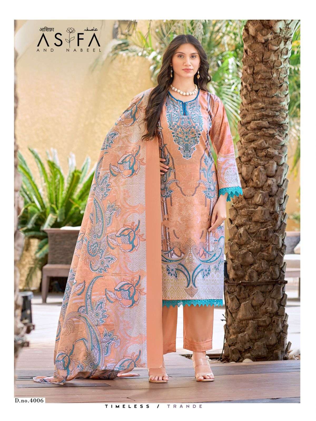 Ganesha Asifa And Nabeel Vol-4 Cotton Pakistani Suit