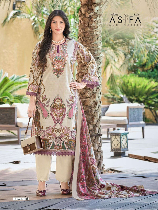 Ganesha Asifa And Nabeel Vol-4 Cotton Pakistani Suit