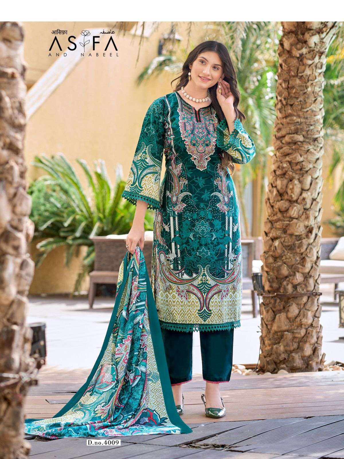 Ganesha Asifa And Nabeel Vol-4 Cotton Pakistani Suit