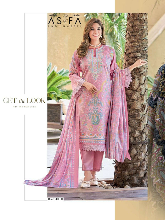 Ganesha Asifa And Nabeel Vol-4 Cotton Pakistani Suit