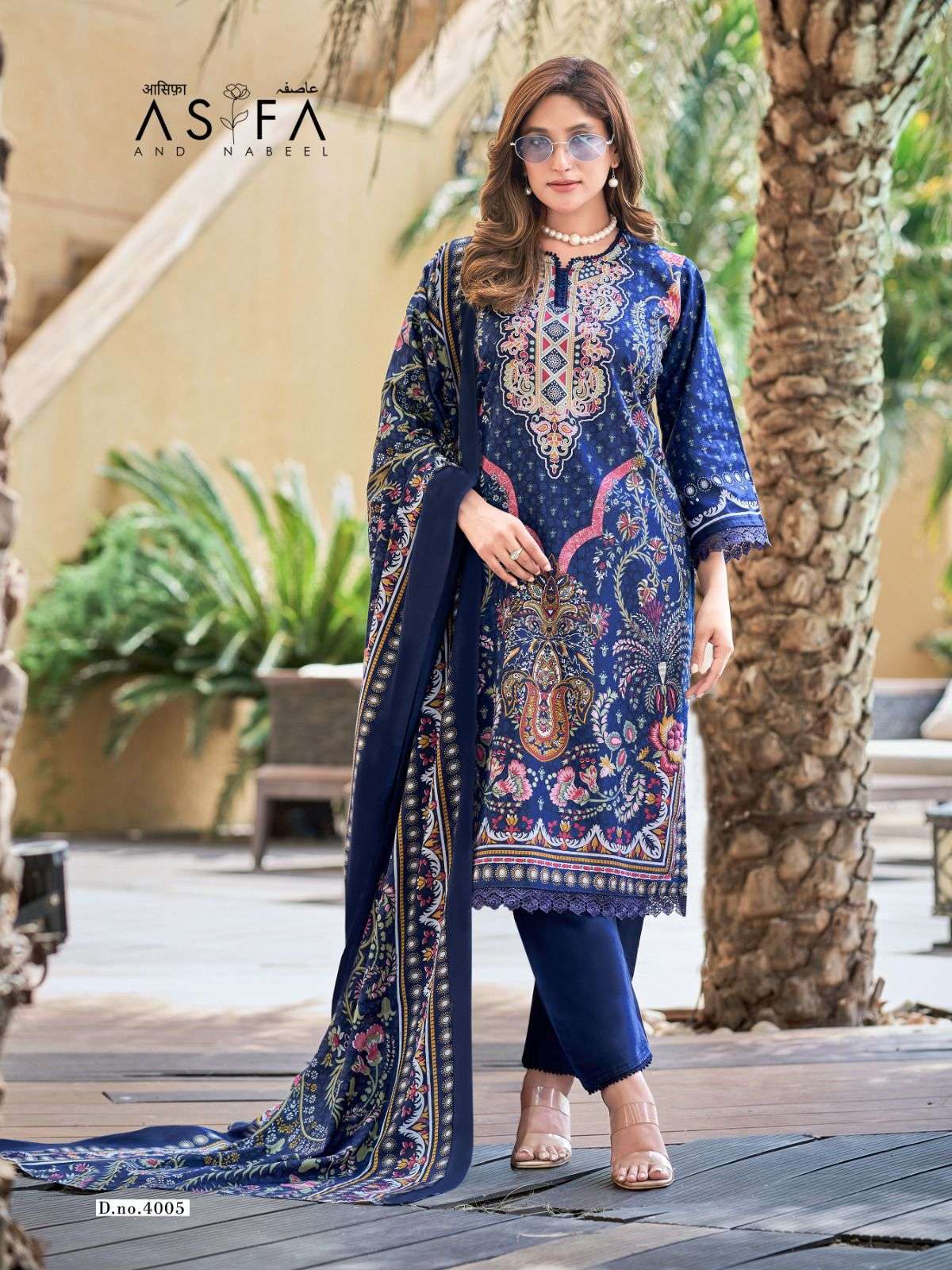 Ganesha Asifa And Nabeel Vol-4 Cotton Pakistani Suit