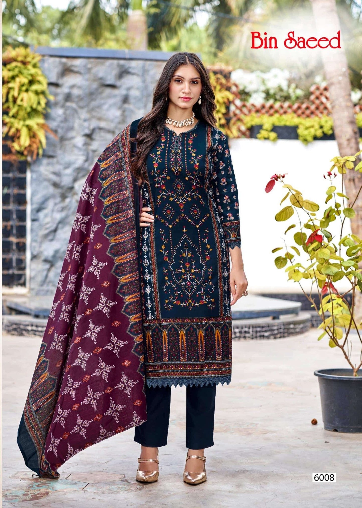 Ganesha Bin Saeed Vol - 06 Cotton Printed Dress Material - Amrah Wholesale