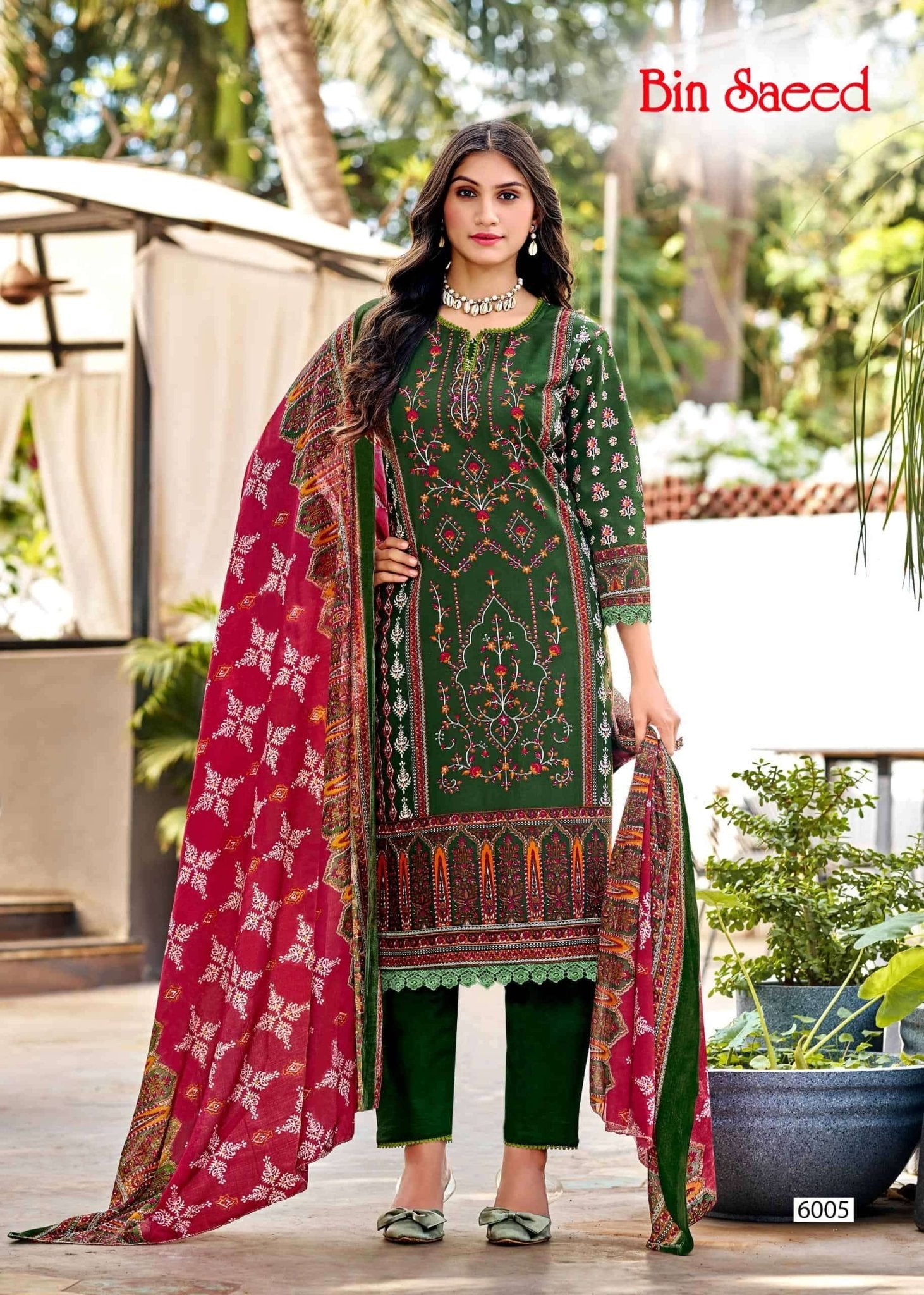 Ganesha Bin Saeed Vol - 06 Cotton Printed Dress Material - Amrah Wholesale
