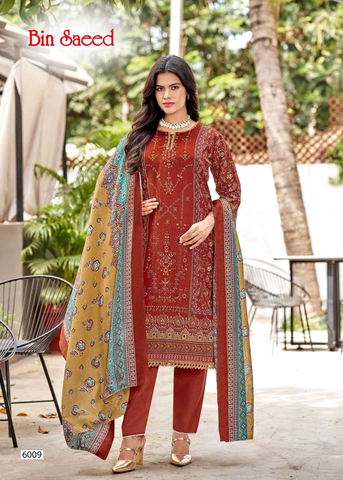 Ganesha Bin Saeed Vol - 06 Cotton Printed Dress Material - Amrah Wholesale