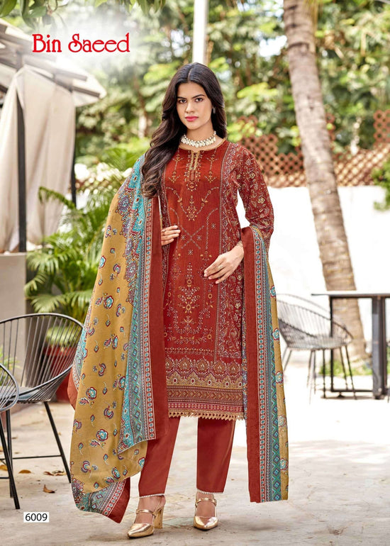 Ganesha Bin Saeed Vol - 06 Cotton Printed Dress Material - Amrah Wholesale