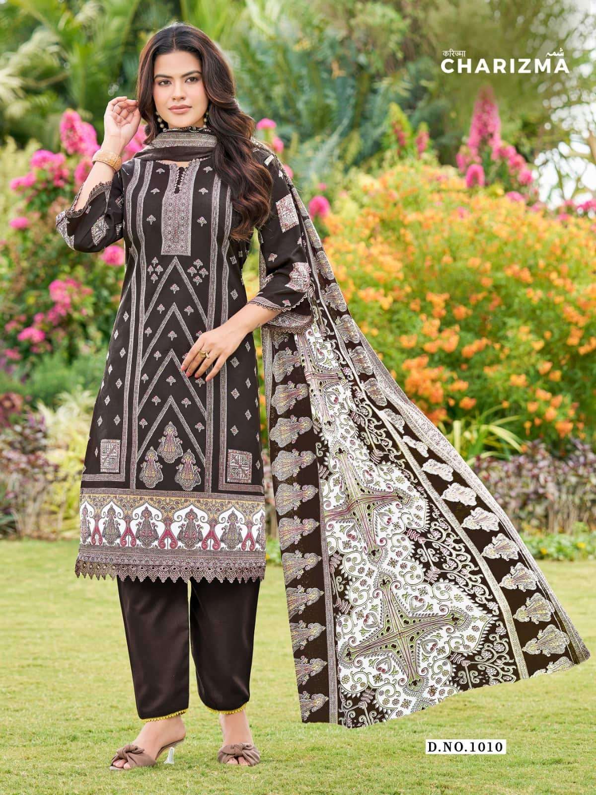 Ganesha Charizma Vol 1 Cotton Pakistani Suit - Amrah Wholesale