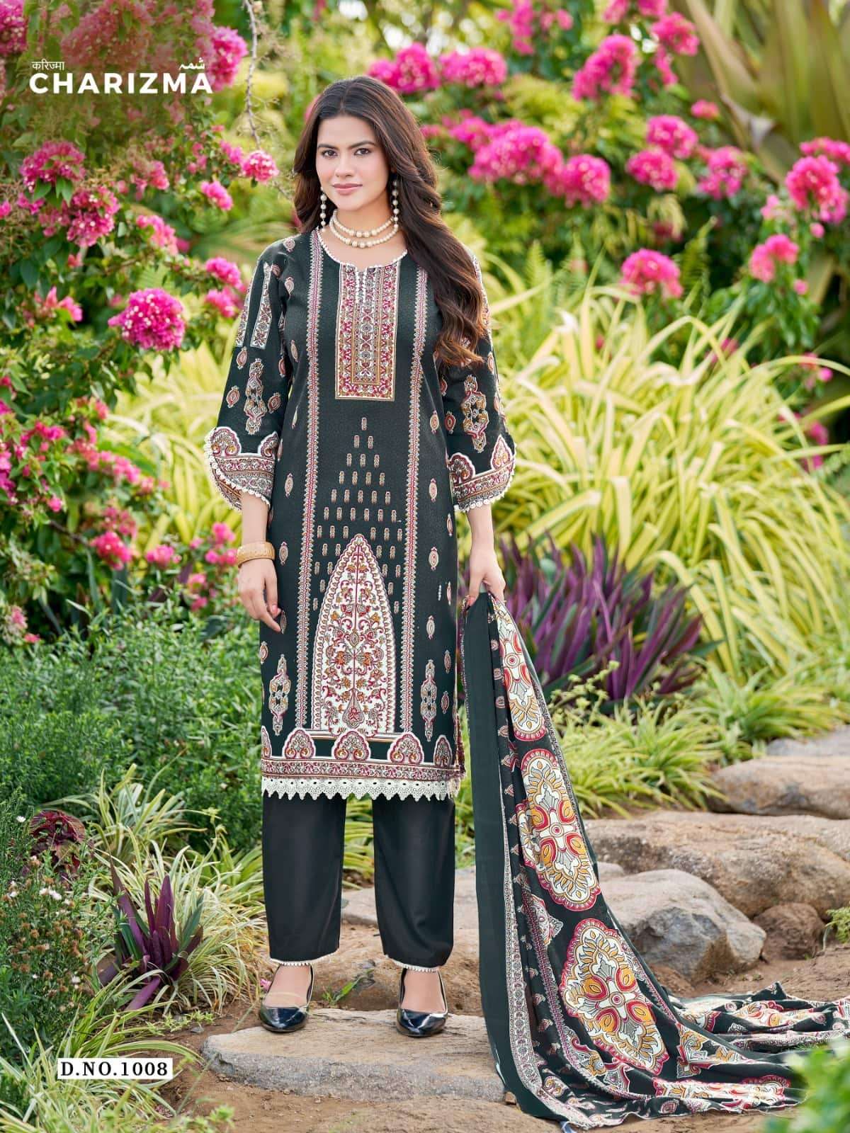 Ganesha Charizma Vol 1 Cotton Pakistani Suit - Amrah Wholesale