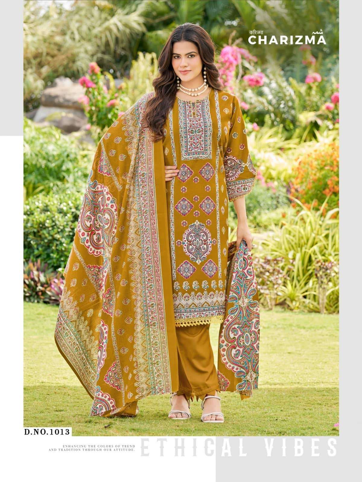 Ganesha Charizma Vol 1 Cotton Pakistani Suit - Amrah Wholesale