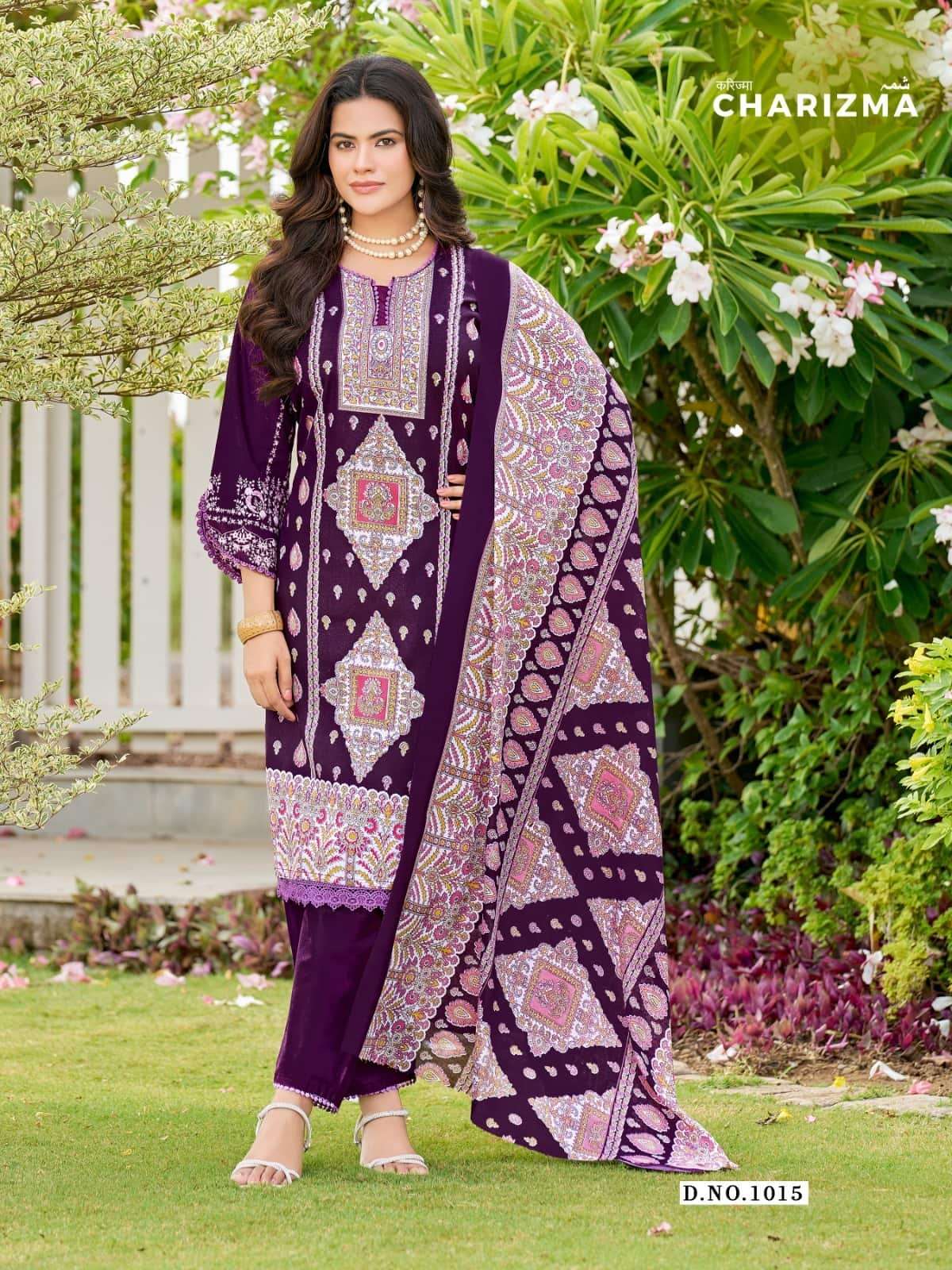 Ganesha Charizma Vol 1 Cotton Pakistani Suit - Amrah Wholesale