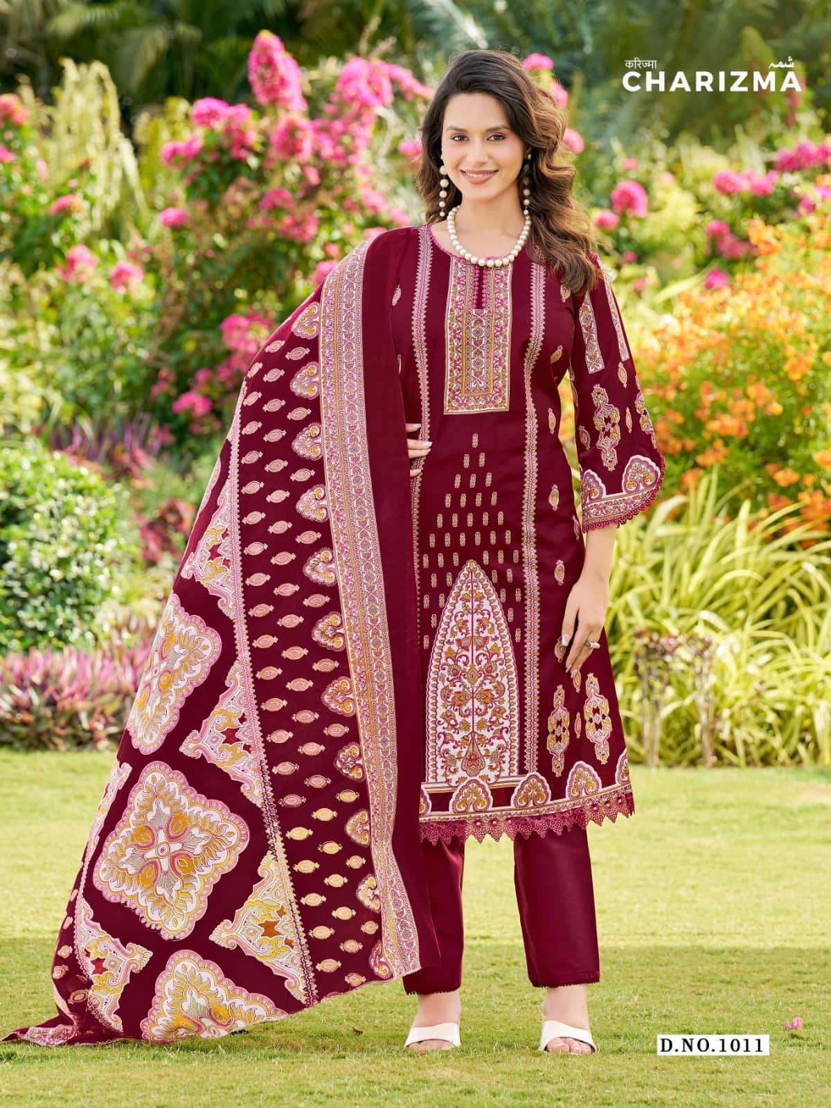 Ganesha Charizma Vol 1 Cotton Pakistani Suit - Amrah Wholesale