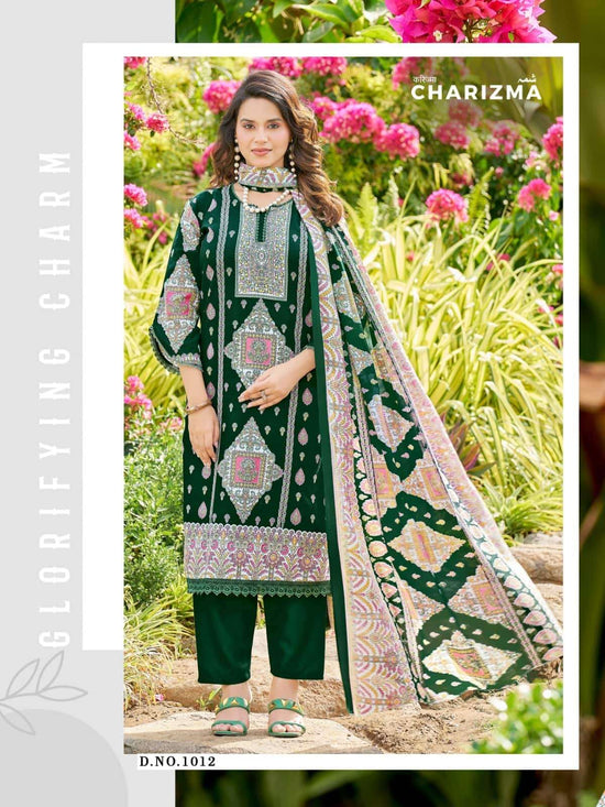 Ganesha Charizma Vol 1 Cotton Pakistani Suit - Amrah Wholesale