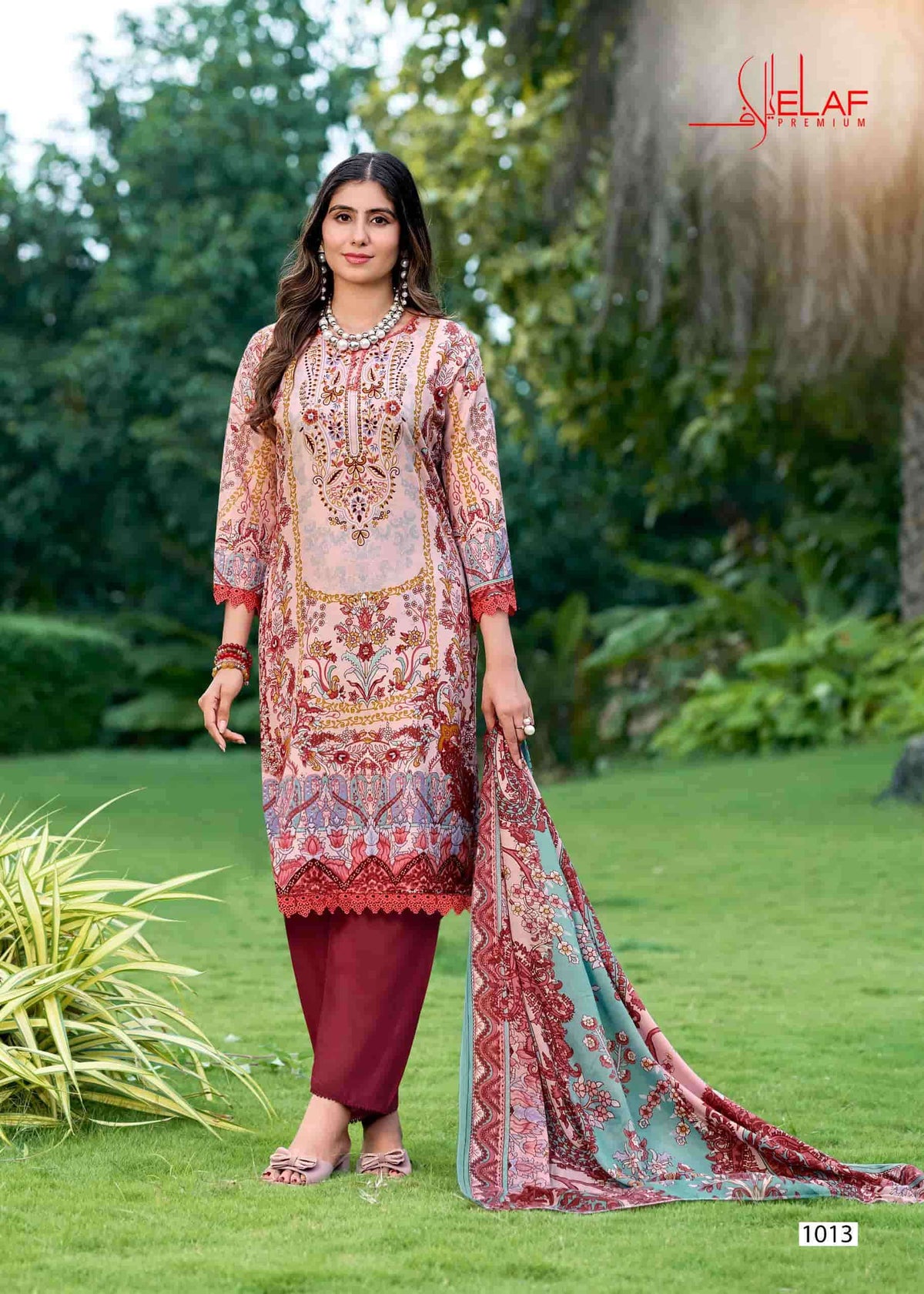 Ganesha Elaf Premium Vol 1 Readymade Karachi Cotton Suit Set