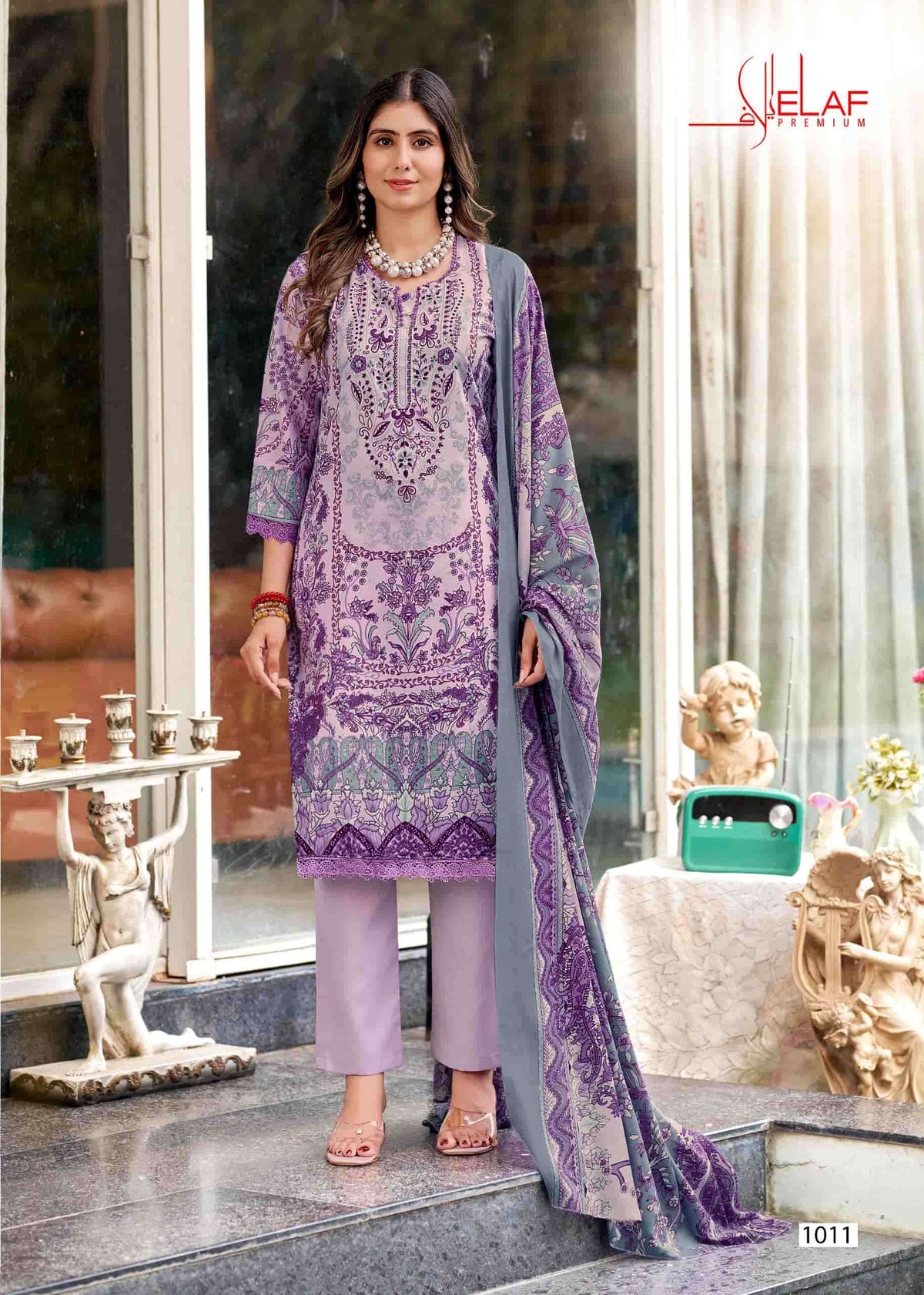 Ganesha Elaf Premium Vol 1 Readymade Karachi Cotton Suit Set