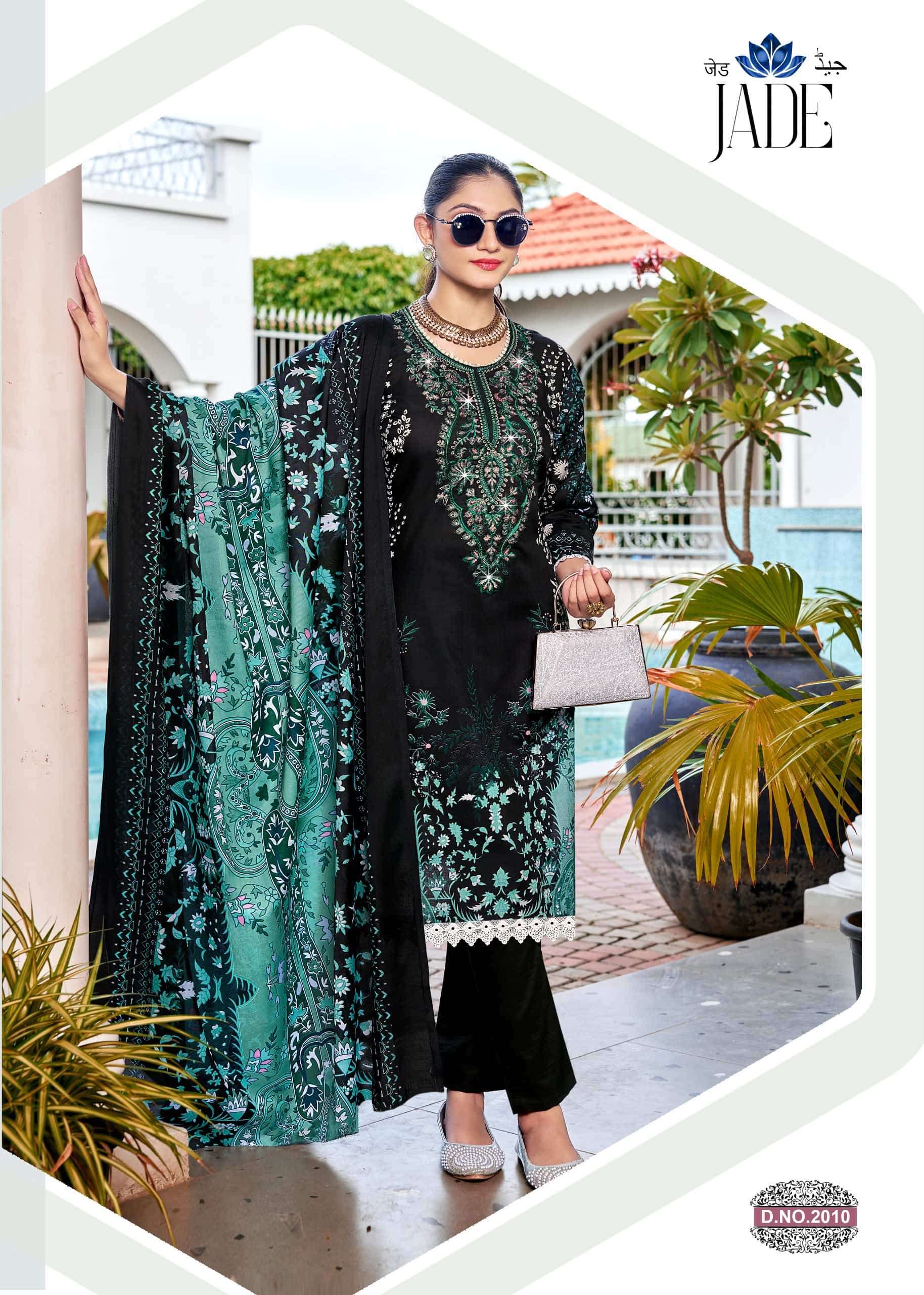 Ganesha Jade Vol-2 Cambric Printed Dress Material