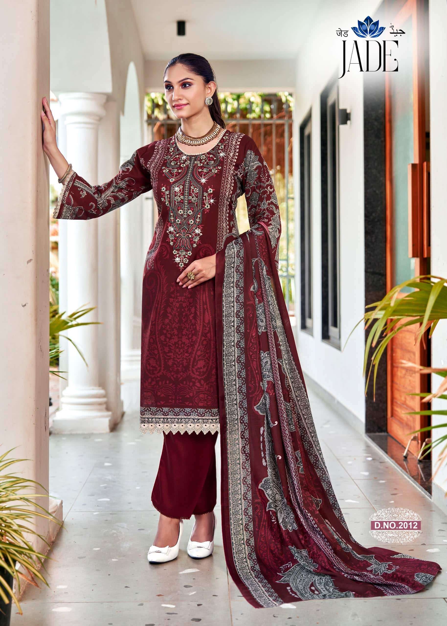 Ganesha Jade Vol-2 Cambric Printed Dress Material