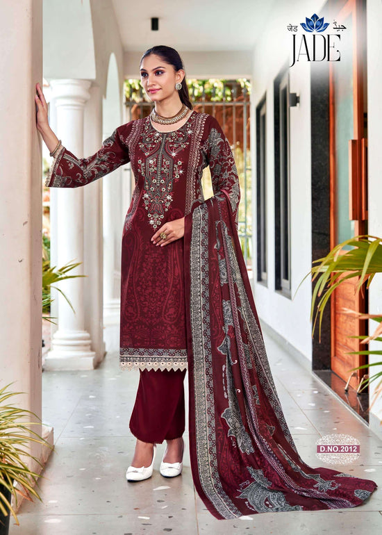 Ganesha Jade Vol-2 Cambric Printed Dress Material