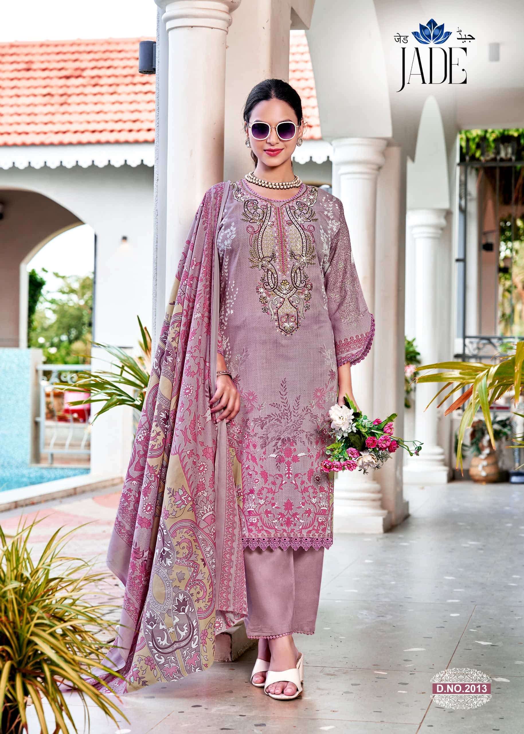 Ganesha Jade Vol-2 Cambric Printed Dress Material
