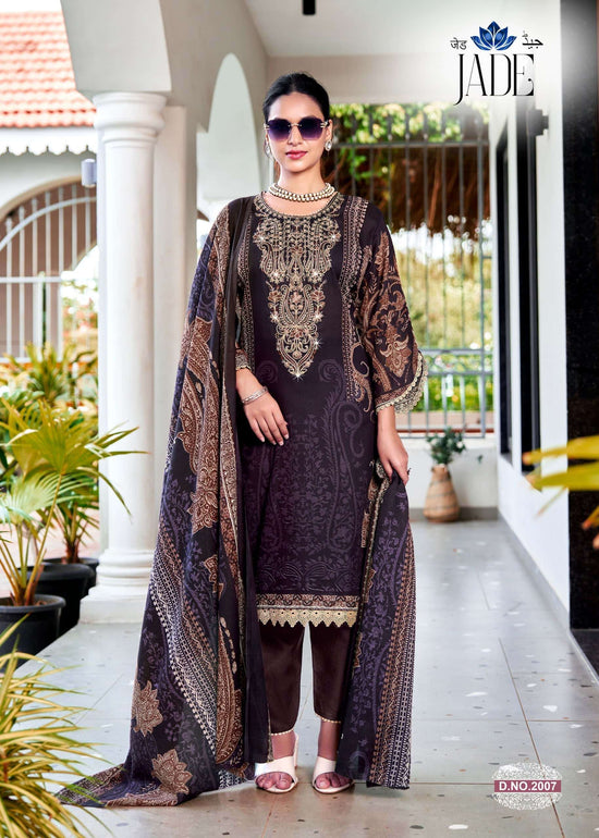 Ganesha Jade Vol-2 Cambric Printed Dress Material