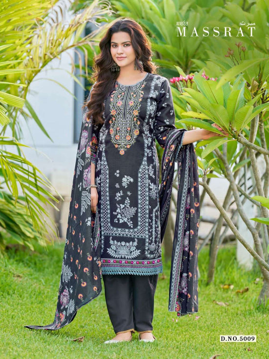 Ganesha Massrat Vol 5 Karachi Cotton Embroidered Dress Material