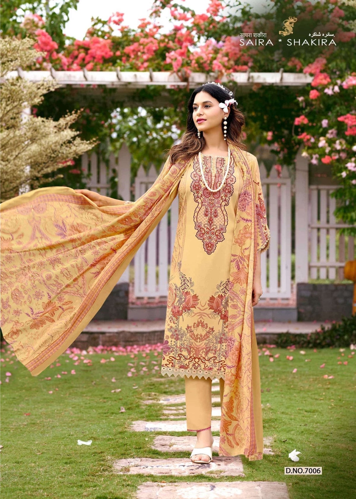 Ganesha Saira Sakira Vol-7 Cotton Printed Unstitched Pakistani Suit Set - Amrah Wholesale