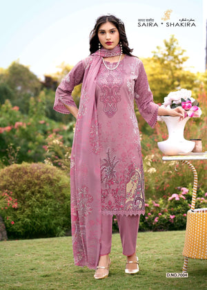 Ganesha Saira Sakira Vol-7 Cotton Printed Unstitched Pakistani Suit Set - Amrah Wholesale