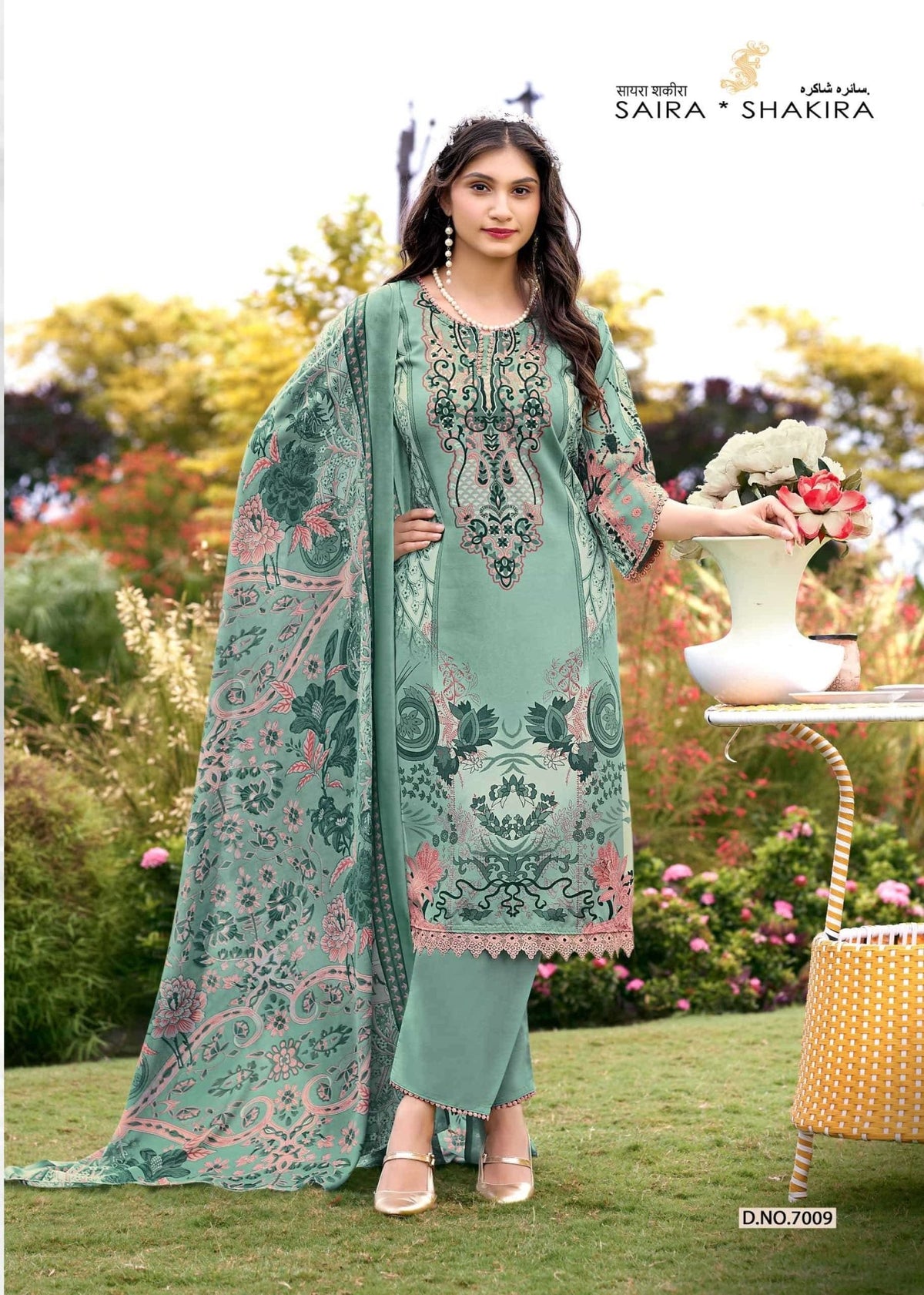 Ganesha Saira Sakira Vol-7 Cotton Printed Unstitched Pakistani Suit Set - Amrah Wholesale
