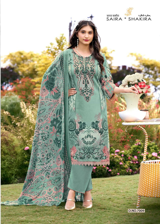 Ganesha Saira Sakira Vol-7 Cotton Printed Unstitched Pakistani Suit Set - Amrah Wholesale
