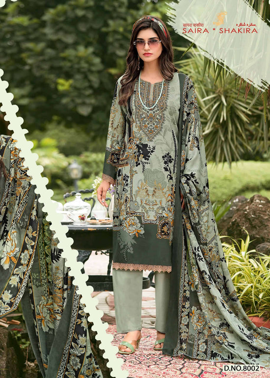 GANESHA SAIRA SAKIRA VOL-8 Cotton Unstitched Pakistani Suit