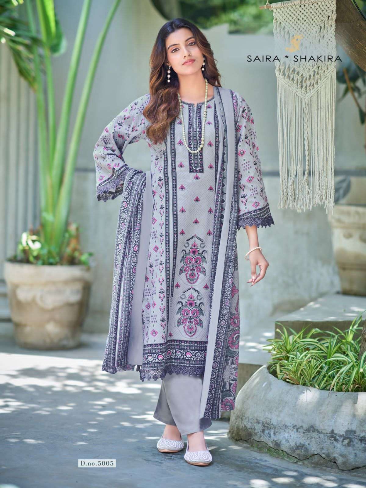 Ganesha Saira Shakira Vol 5 Readymade Karachi Cotton Pakistani Suit Set - Amrah Wholesale