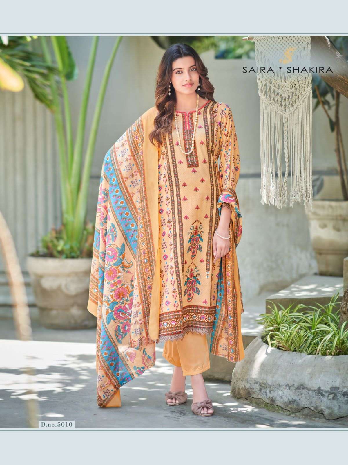 Ganesha Saira Shakira Vol 5 Readymade Karachi Cotton Pakistani Suit Set - Amrah Wholesale
