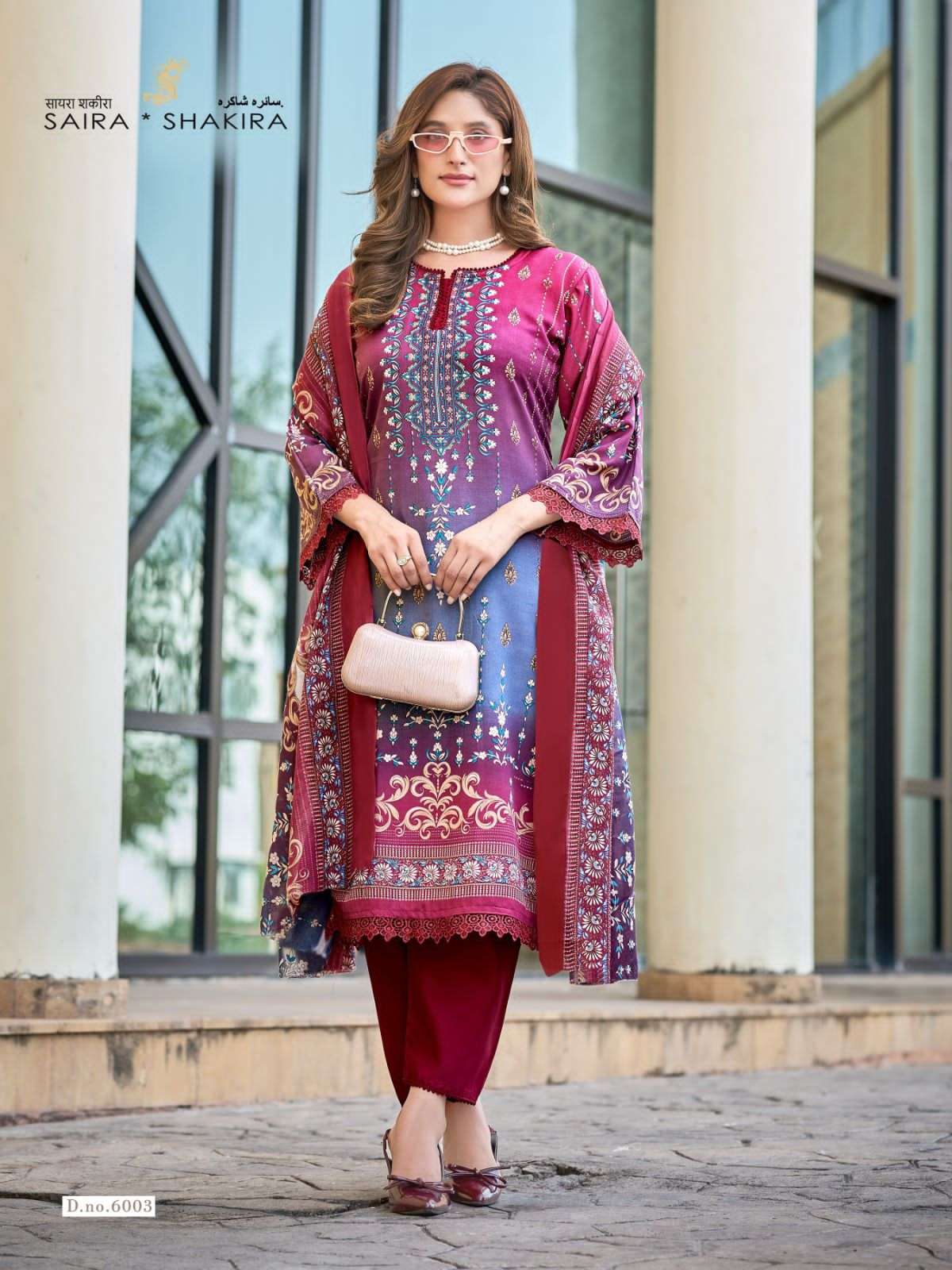 Ganesha Saira Shakira Vol 6 Cotton Printed Dress Material