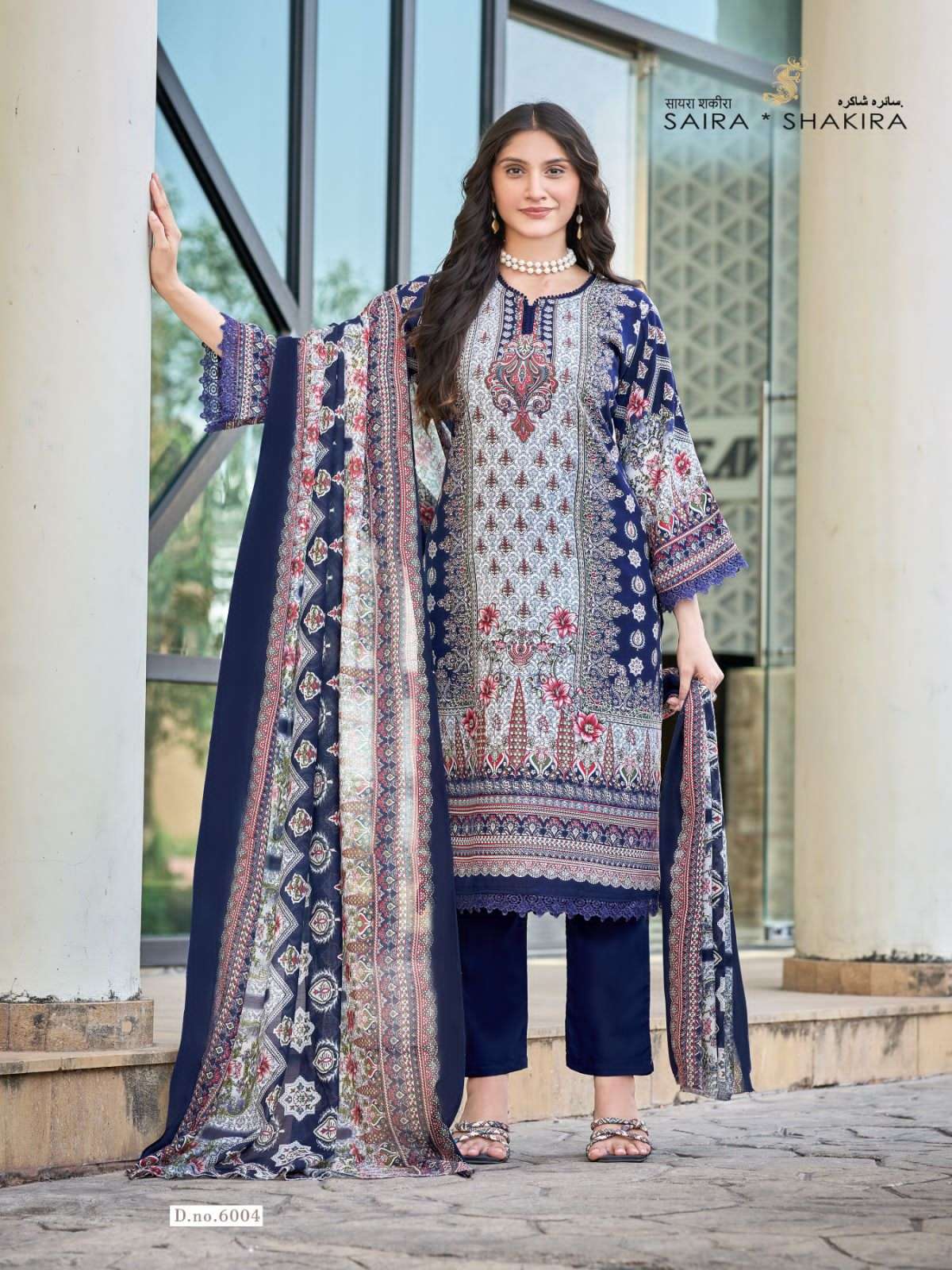 Ganesha Saira Shakira Vol 6 Cotton Printed Dress Material