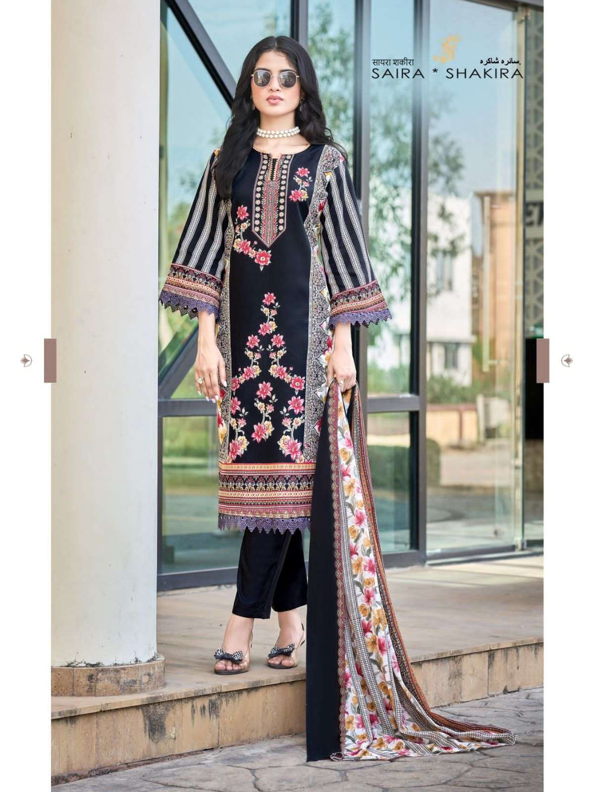 Ganesha Saira Shakira Vol 6 Cotton Printed Dress Material