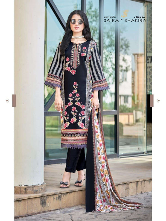 Ganesha Saira Shakira Vol 6 Cotton Printed Dress Material