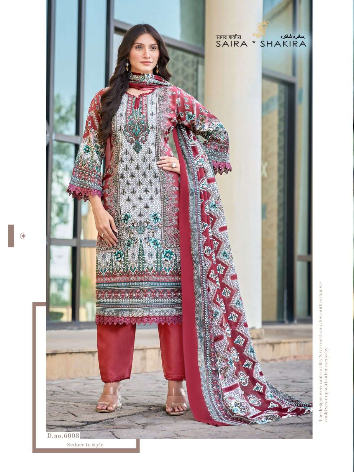Ganesha Saira Shakira Vol 6 Cotton Printed Dress Material