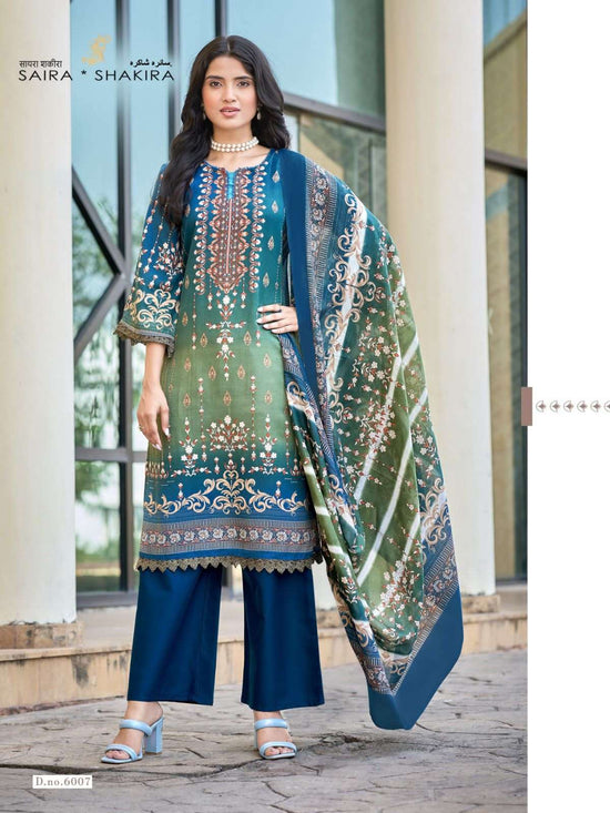Ganesha Saira Shakira Vol 6 Cotton Printed Dress Material