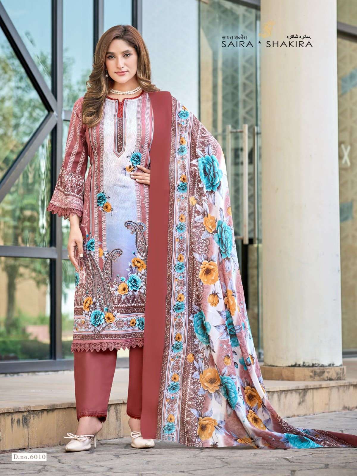 Ganesha Saira Shakira Vol 6 Cotton Printed Dress Material