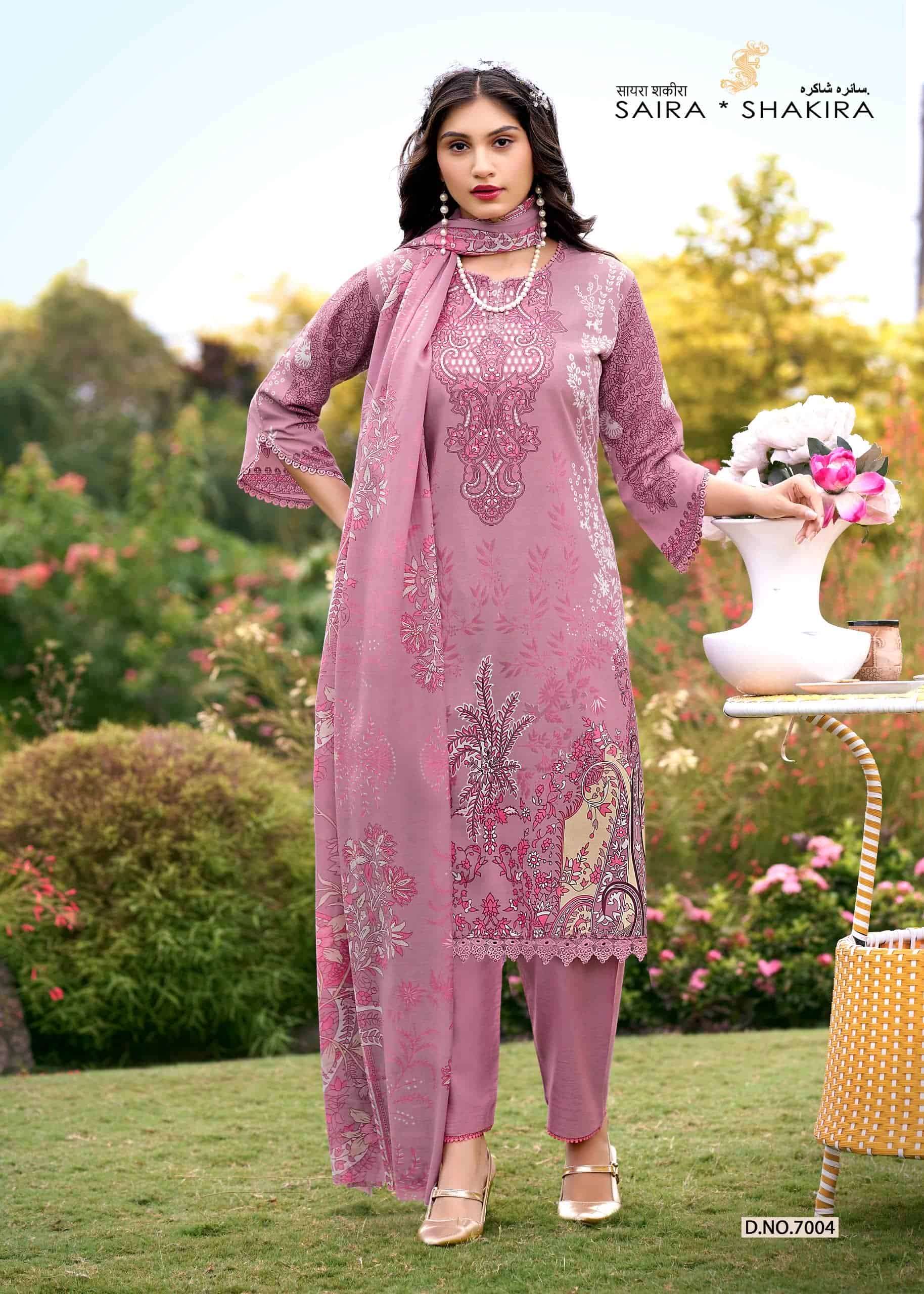 Ganesha Saira Shakira Vol 7 Cotton Digital Print Pakistani Suit