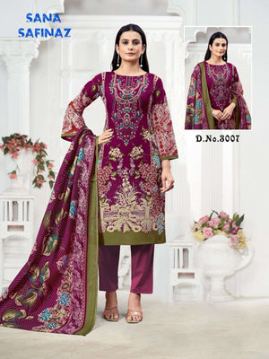 GANESHA SANA SAFINAZ VOL-03 Designer Cotton Printed Dress Material