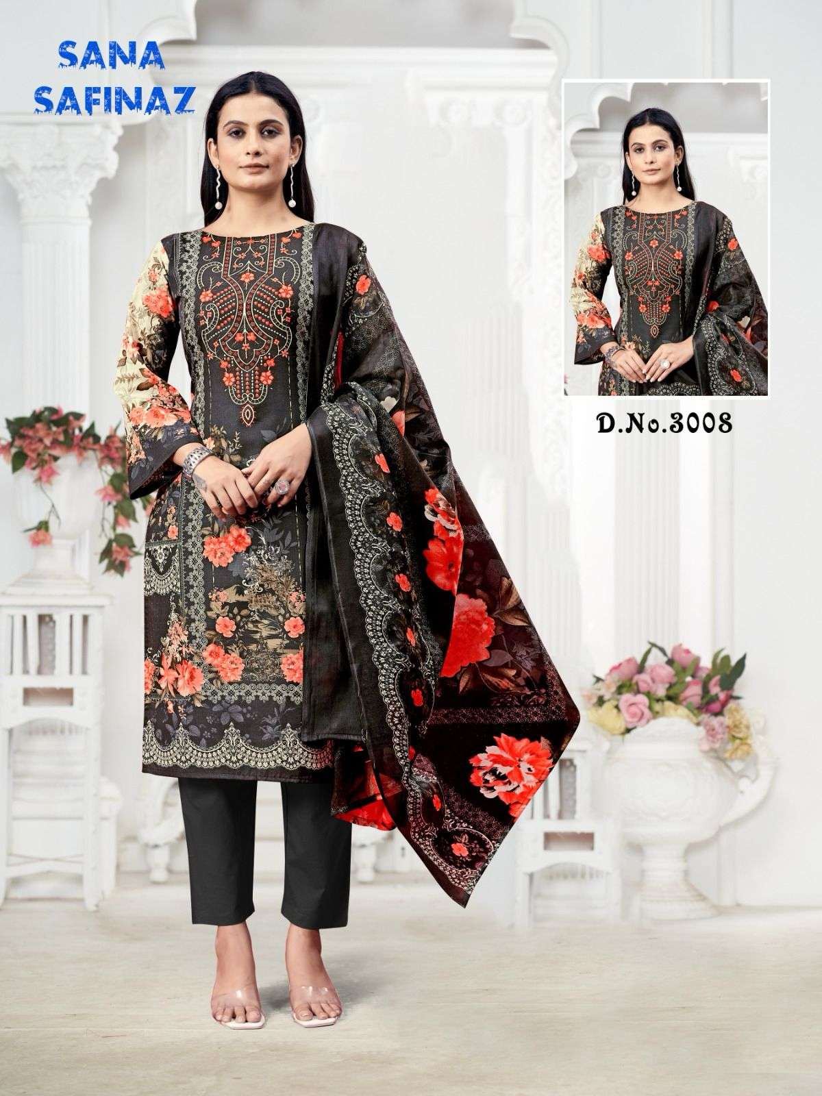 GANESHA SANA SAFINAZ VOL-03 Designer Cotton Printed Dress Material