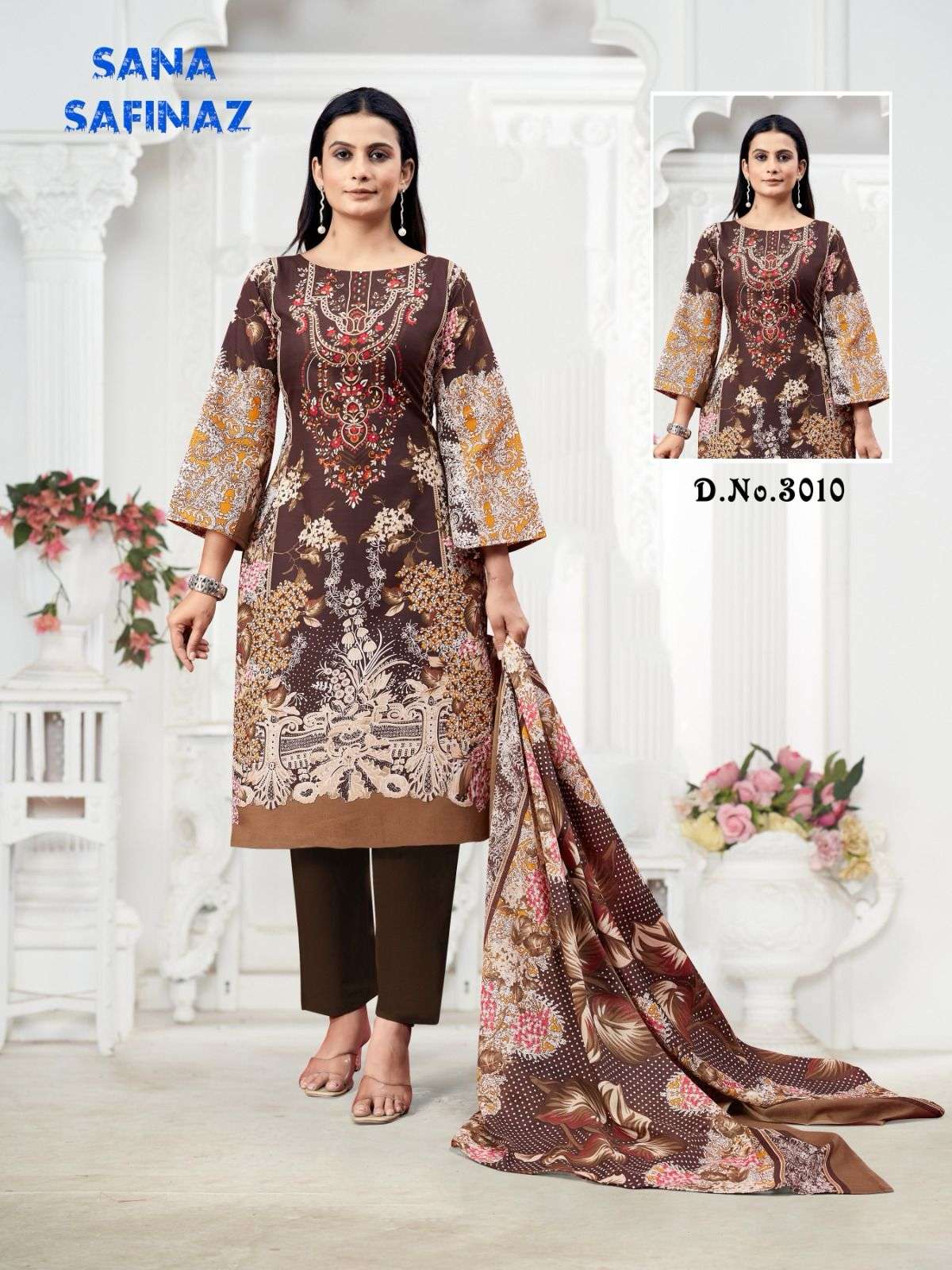 GANESHA SANA SAFINAZ VOL-03 Designer Cotton Printed Dress Material