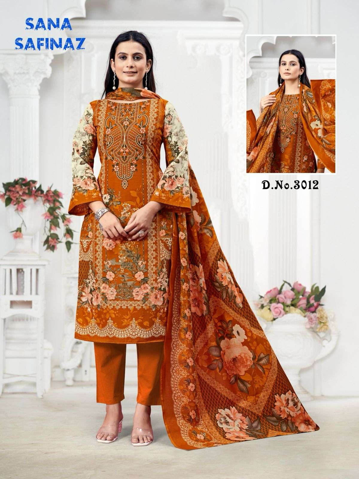 GANESHA SANA SAFINAZ VOL-03 Designer Cotton Printed Dress Material
