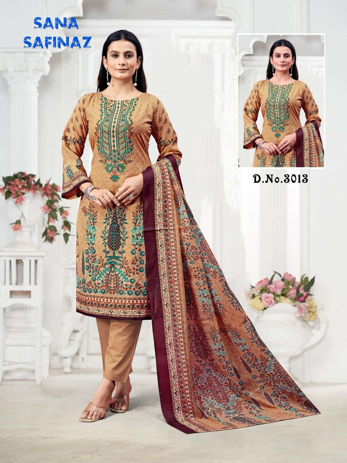 GANESHA SANA SAFINAZ VOL-03 Designer Cotton Printed Dress Material