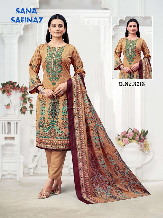 GANESHA SANA SAFINAZ VOL-03 Designer Cotton Printed Dress Material