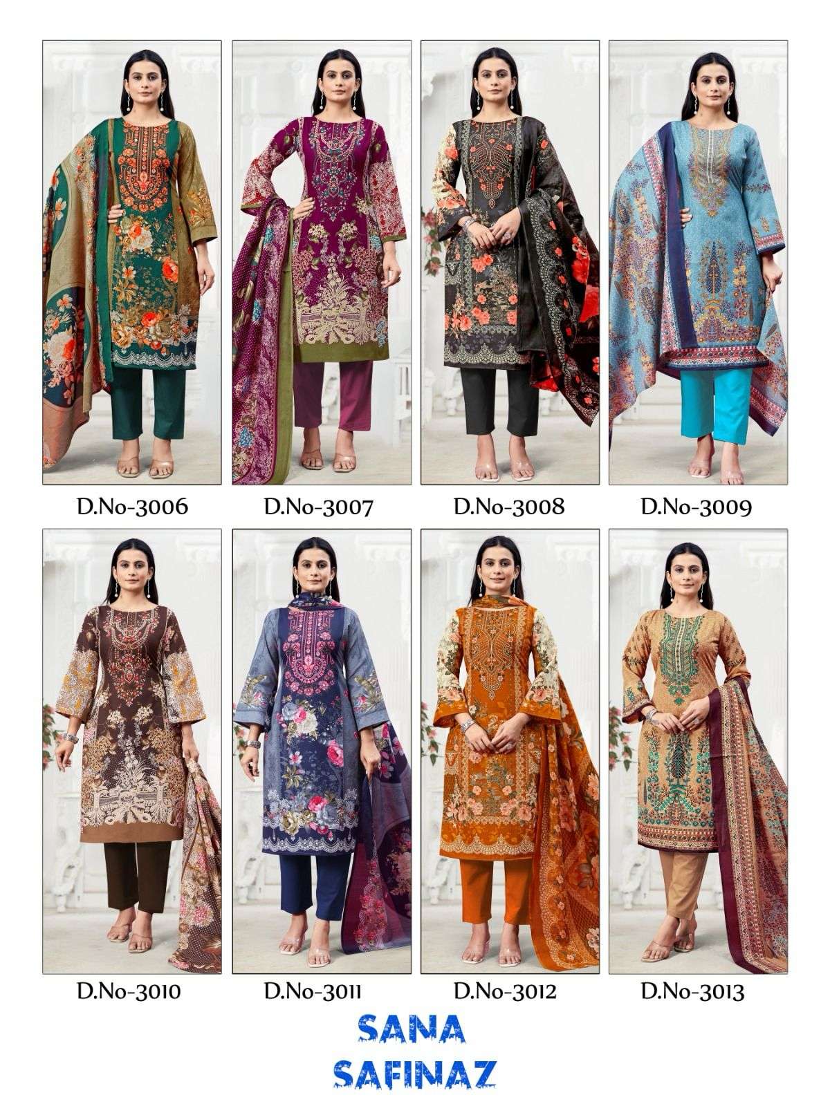 GANESHA SANA SAFINAZ VOL-03 Designer Cotton Printed Dress Material