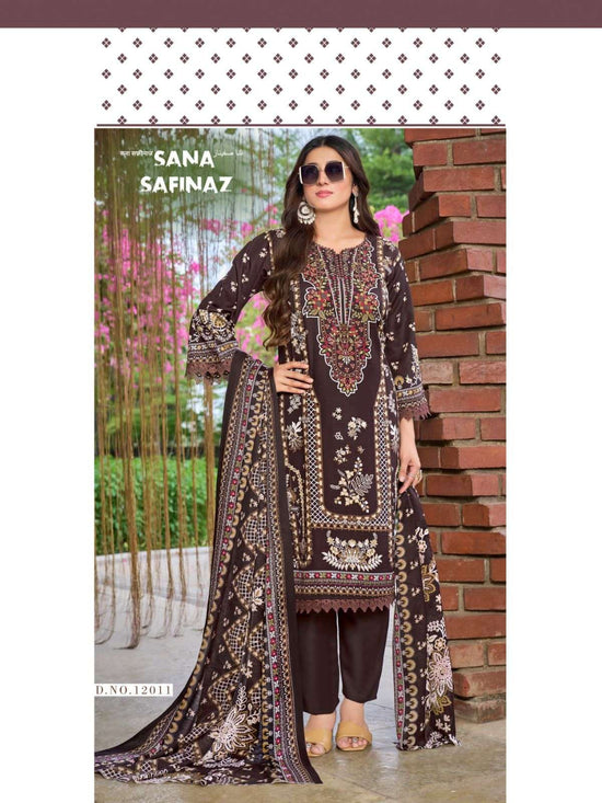 Ganesha Sana Safinaz Vol 12 Karachi Cotton Pakistani Suit