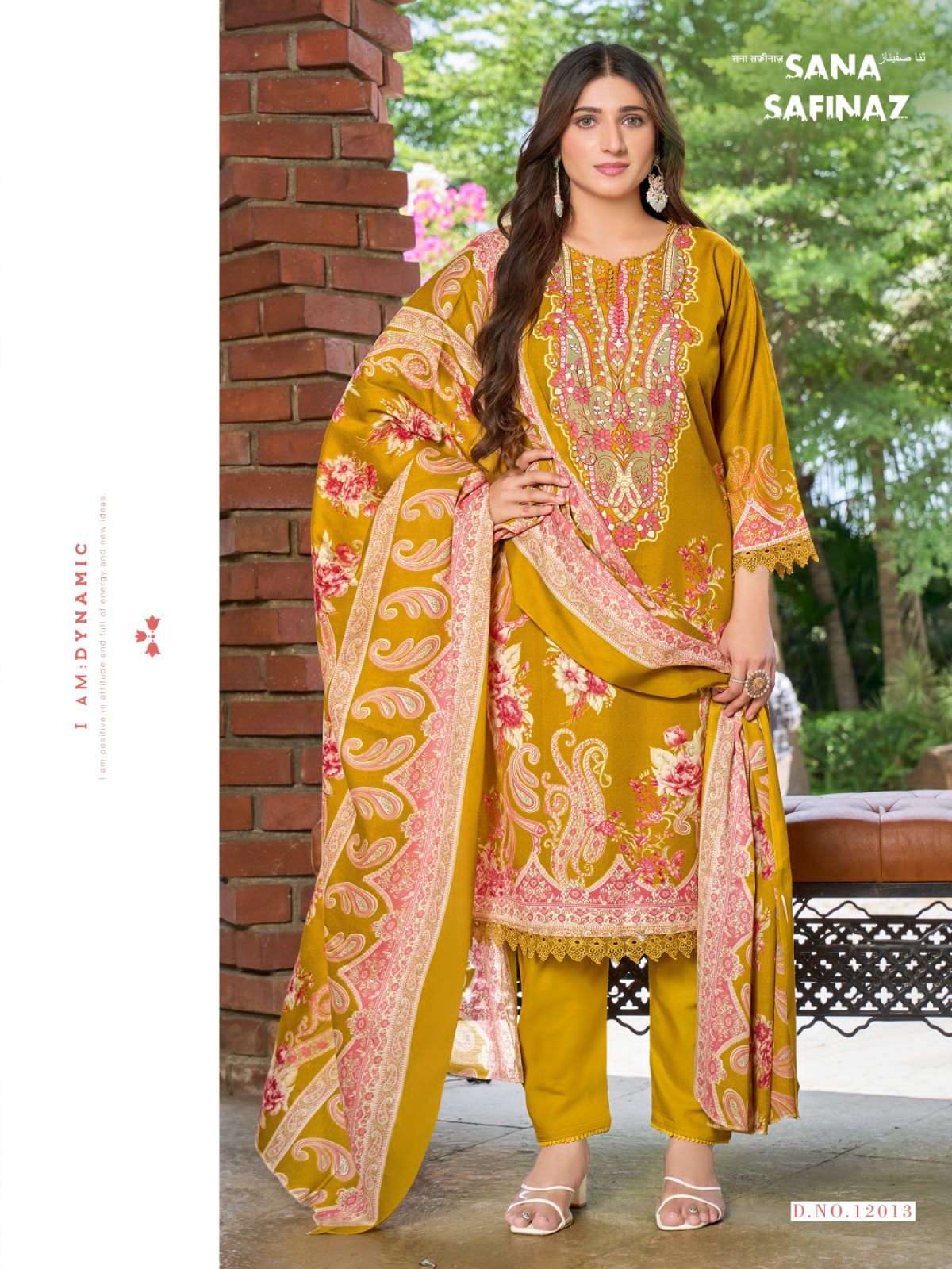 Ganesha Sana Safinaz Vol 12 Karachi Cotton Pakistani Suit - Amrah Wholesale
